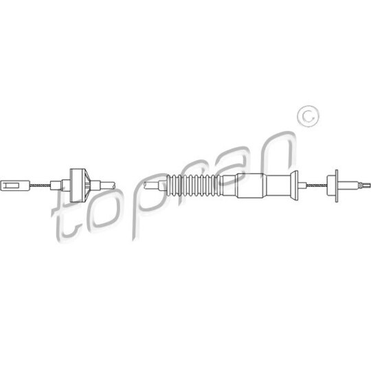 102 849 Clutch Cable
