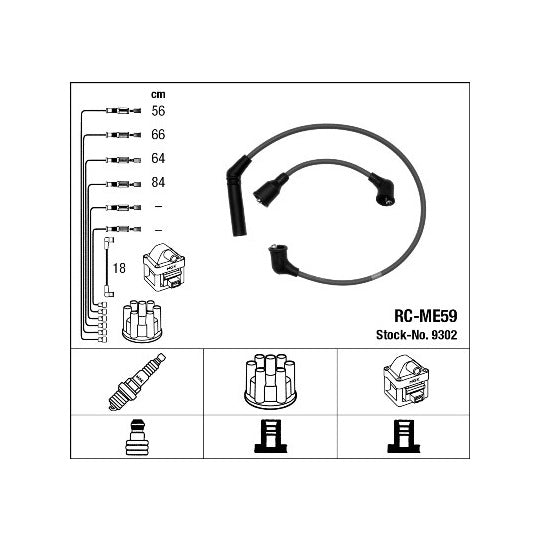 9302 Ignition Cable Kit