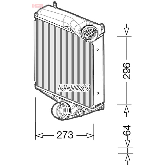 DIT28022 Intercooler, charger