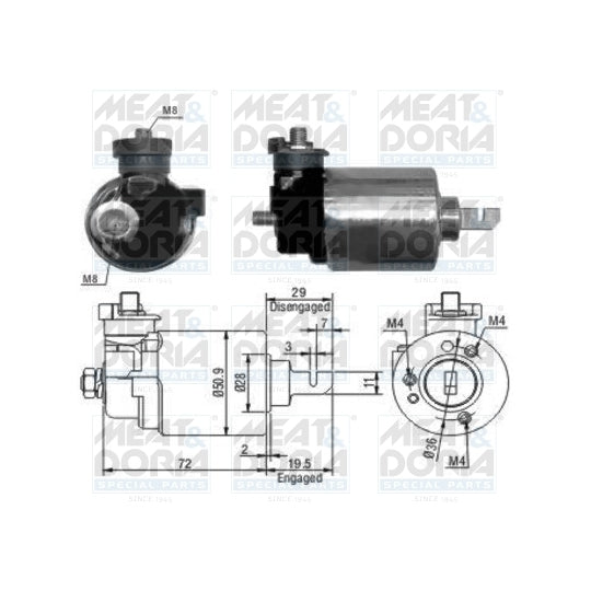 46079 Solenoid Switch, starter