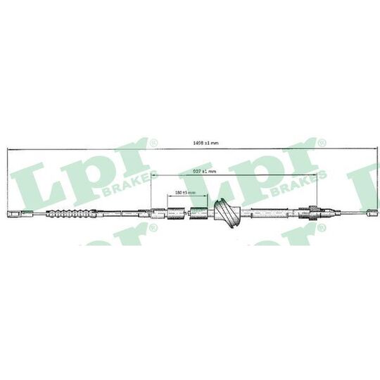 C0033B Cable, parking brake
