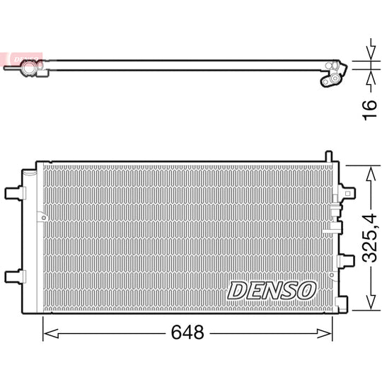 DCN02002 Condenser, air conditioning