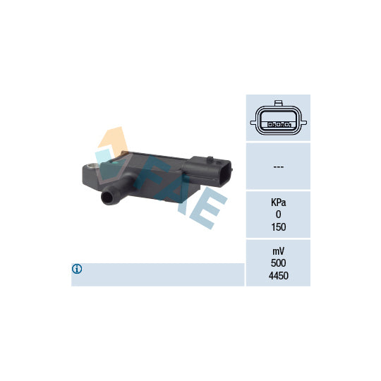 16113 Sensor, exhaust pressure
