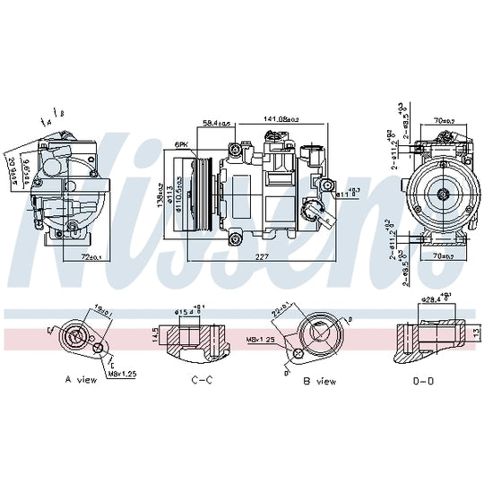 890757 Compressor, air conditioning