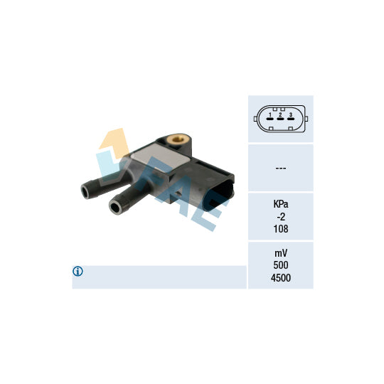 16116 Sensor, exhaust pressure