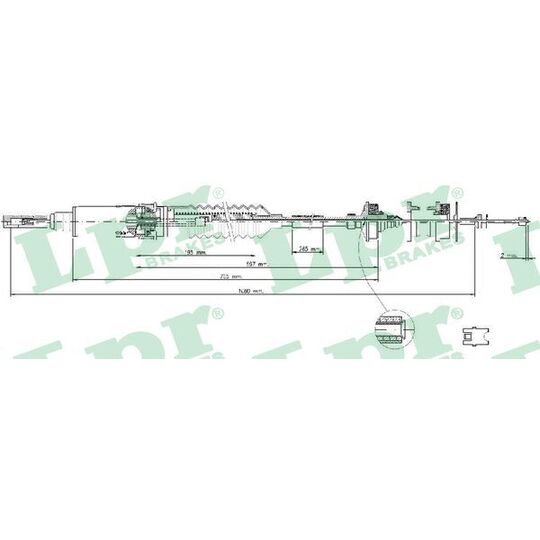 C0240C Clutch Cable