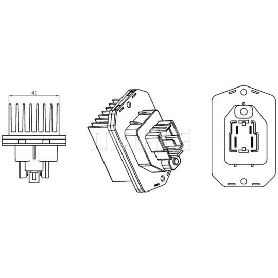ABR 76 000S Regulator, passenger compartment fan