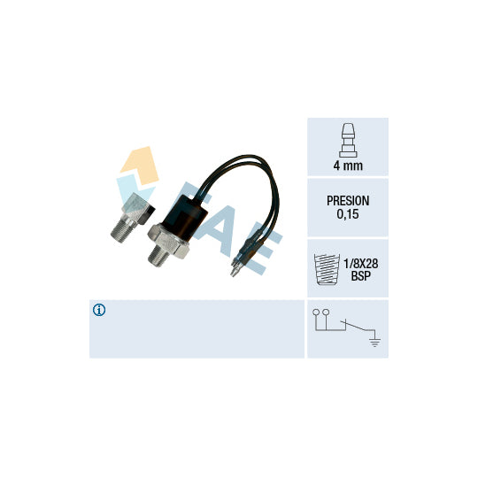 12540 Oil Pressure Switch