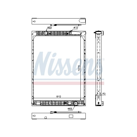 67169 Radiator, engine cooling