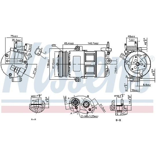 890639 Compressor, air conditioning