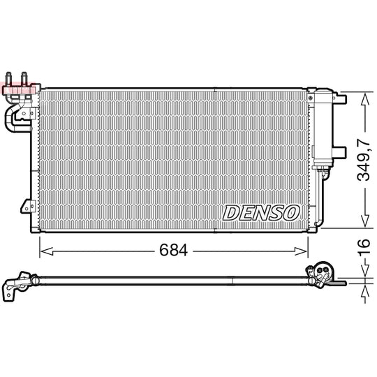 DCN10045 Condenser, air conditioning