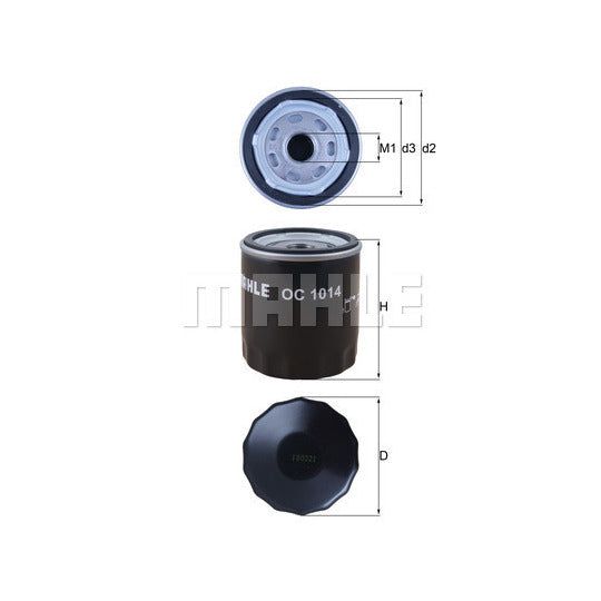 OC 1014 Oil filter