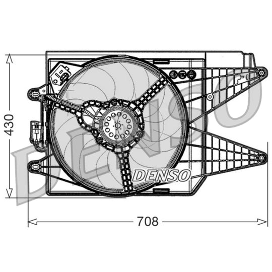 DER09049 Fan, radiator