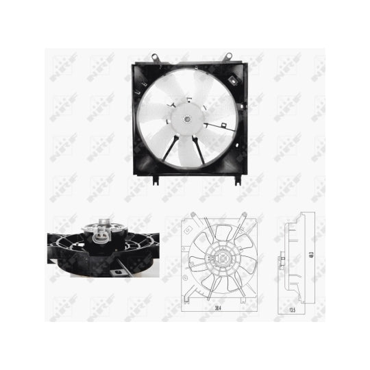 47696 Fan, radiator