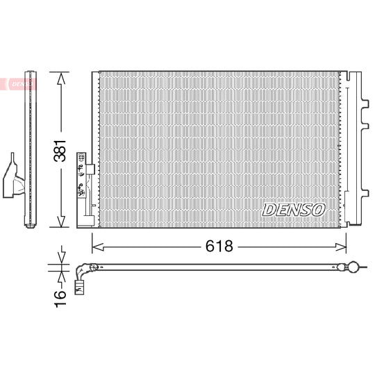 DCN05014 Condenser, air conditioning