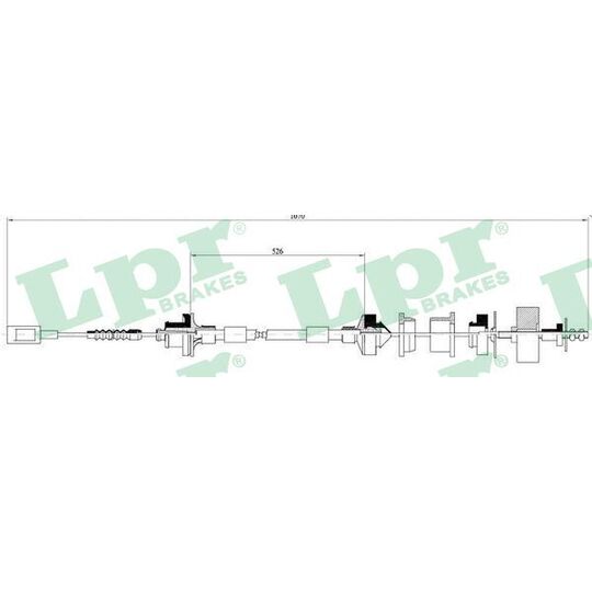 C0061C Clutch Cable