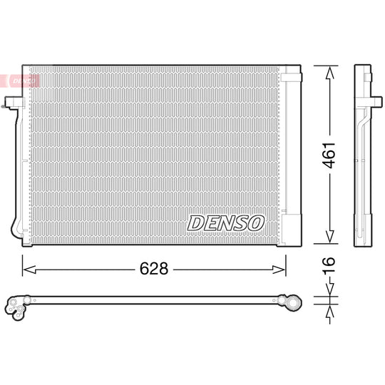 DCN05013 Condenser, air conditioning