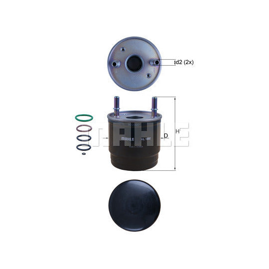 KL 1002D Fuel filter
