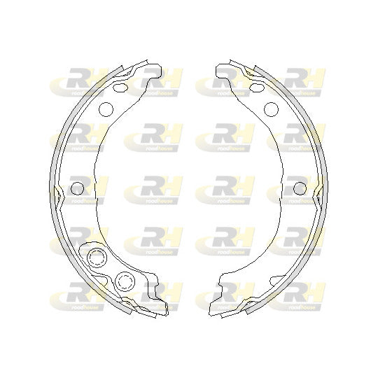4728.00 Brake Shoe Set, parking brake