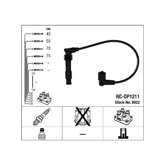 8822 Ignition Cable Kit