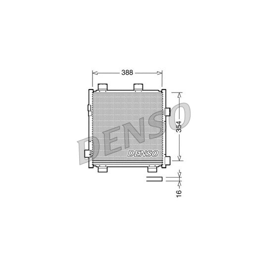 DCN50040 Condenser, air conditioning