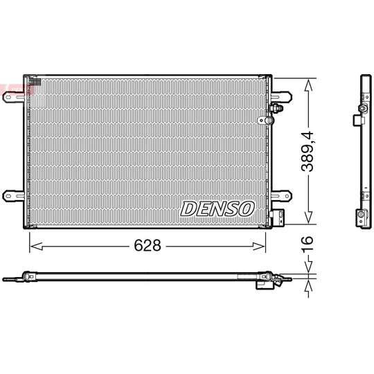 DCN02037 Condenser, air conditioning