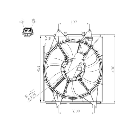 47934 Fan, radiator