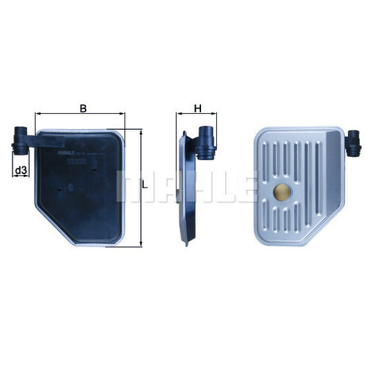 HX 156 Hydraulic Filter, automatic transmission