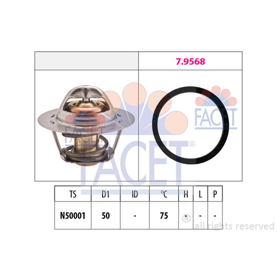 7.8721 Thermostat, coolant