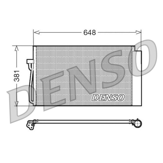 DCN05017 Condenser, air conditioning