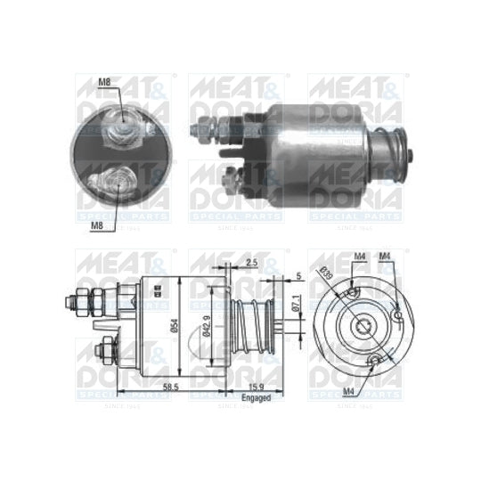 46020 Solenoid Switch, starter