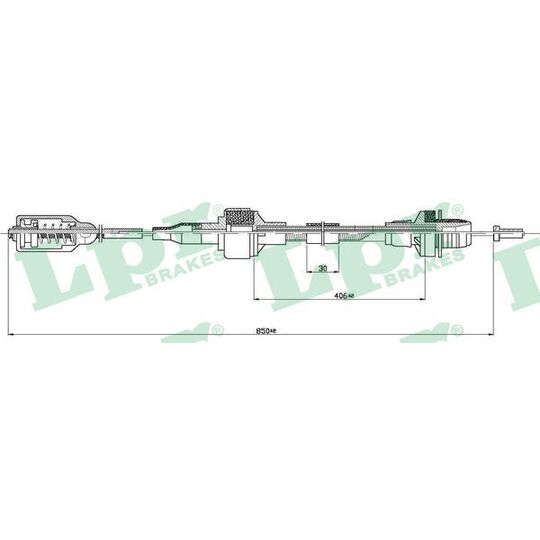 C0125C Clutch Cable