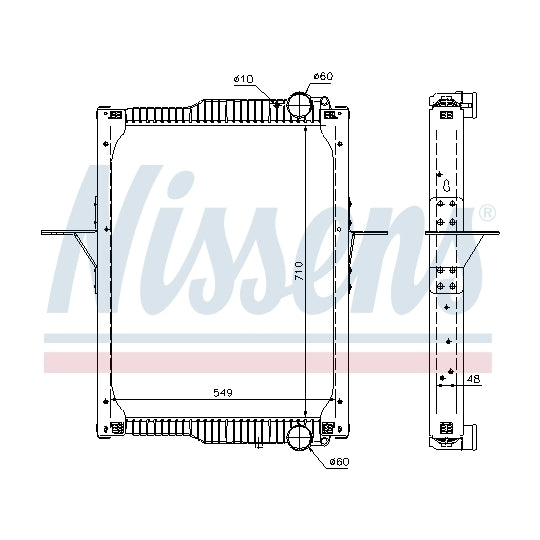 65475 Radiator, engine cooling