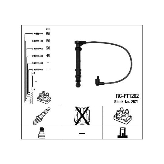 2571 Ignition Cable Kit