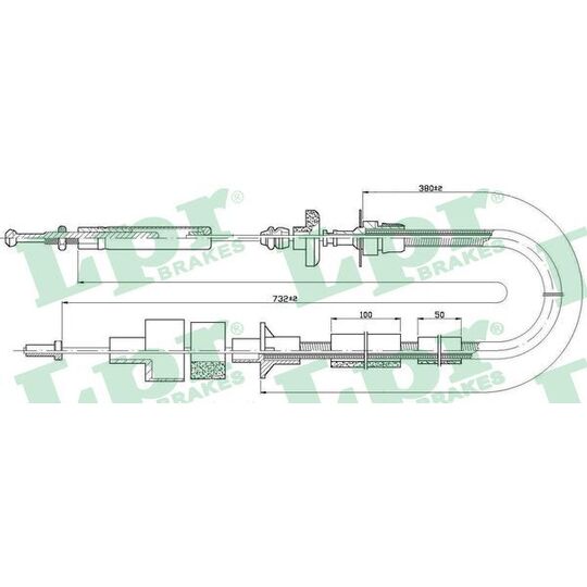C0085C Clutch Cable