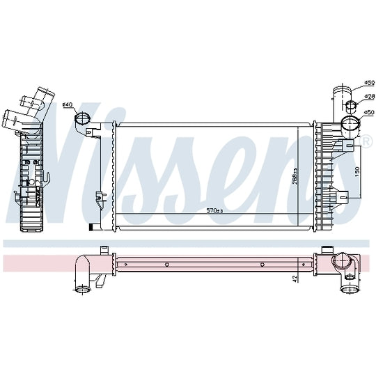 67172 Radiator, engine cooling