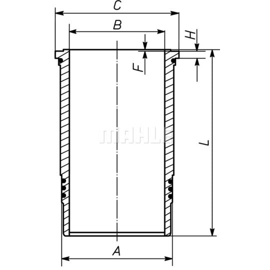 037 LW 00128 001 Cylinder Sleeve