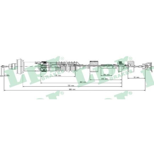 C0028C Clutch Cable