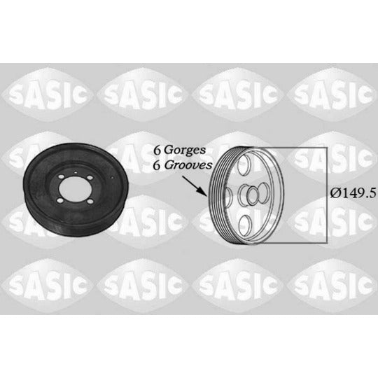 2156017 Belt Pulley, crankshaft