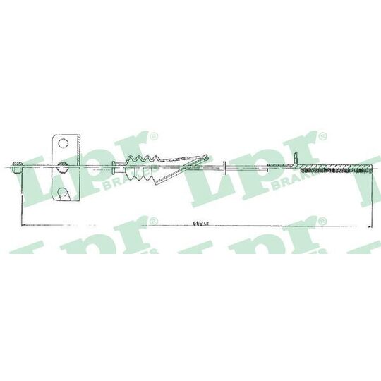 C0190B Cable, parking brake