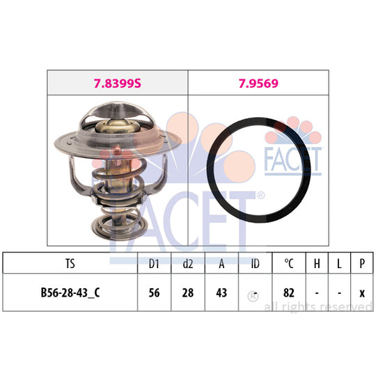 7.8444 Thermostat, coolant