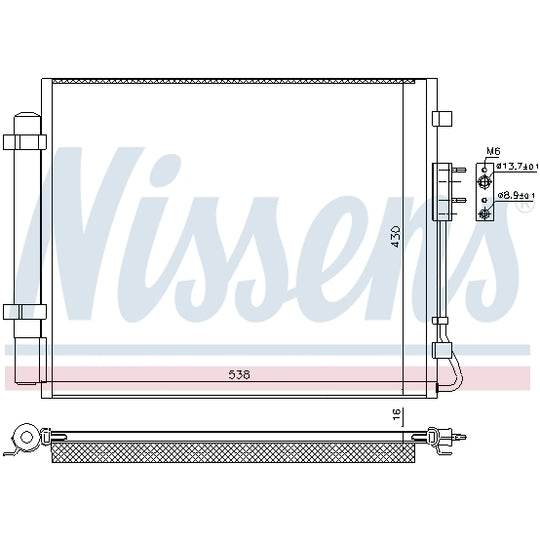 940821 Condenser, air conditioning