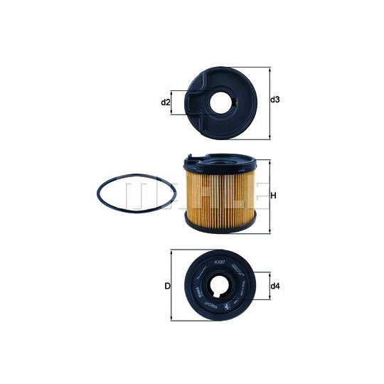 KX 87D Fuel filter