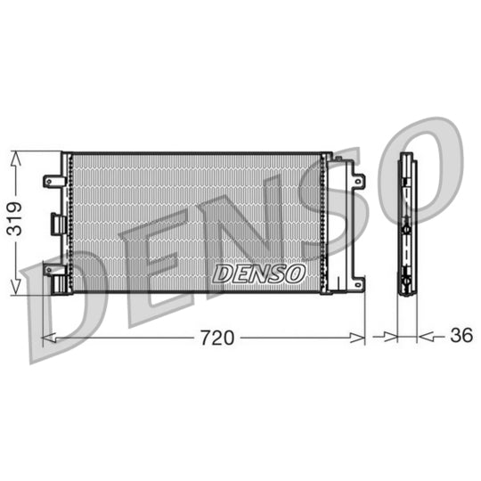 DCN09042 Condenser, air conditioning