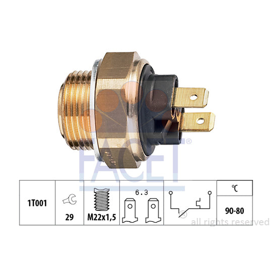 7.5002 Temperature Switch, radiator fan