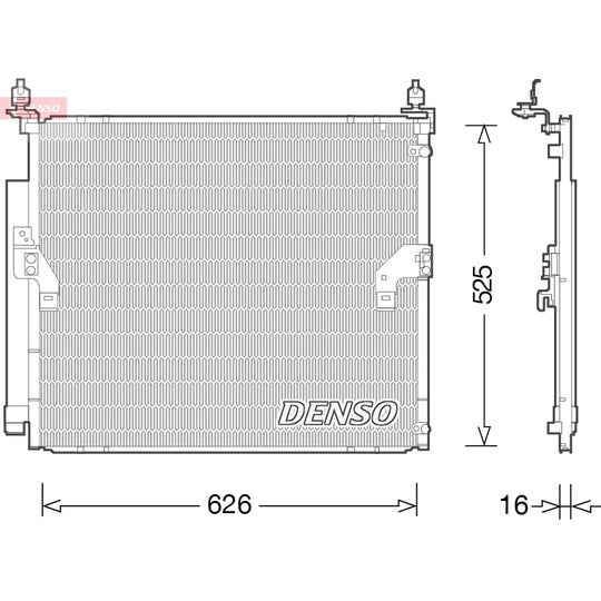 DCN50034 Condenser, air conditioning