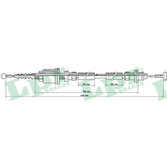 C0251C Clutch Cable