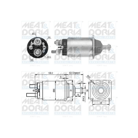 46252 Solenoid Switch, starter