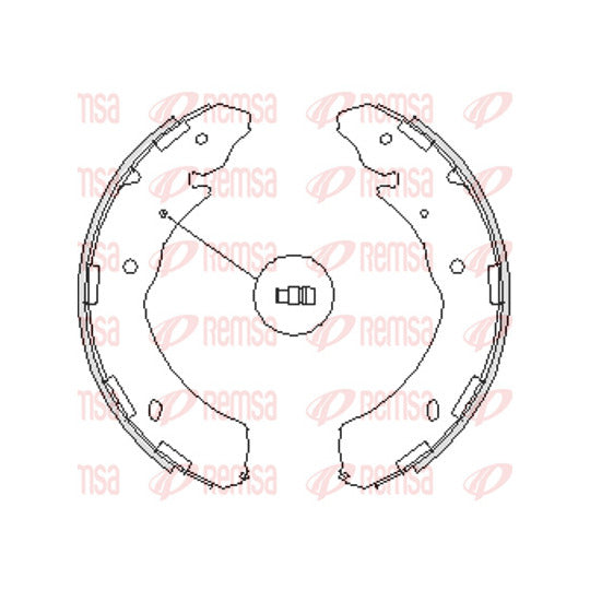 4236.00 Brake Shoe Set