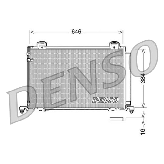 DCN50026 Condenser, air conditioning